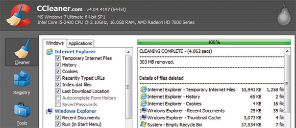 ccleaner results